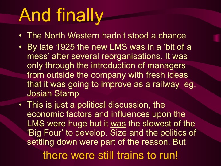 A Three Cornered Contest Forming the LMS Slide 27