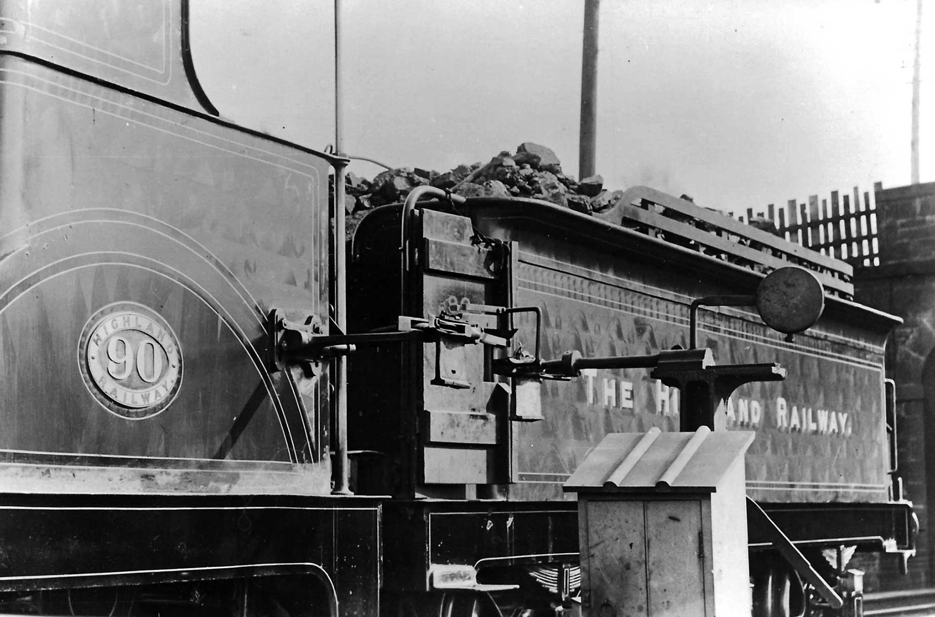 Photo showing Highland Railway 4-4-0 No. 90